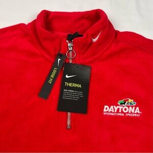 Nike Golf Womens NASCAR Daytona Therma Fleece Pullover Sweater Medium NWT B9